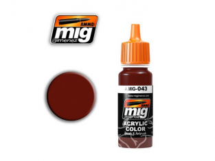 MIG peinture authentique 043 Rouille sombre (AK-710)