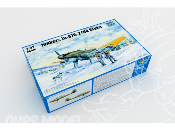 TRUMPETER maquette avion 03215 JUNKERS JU-87 B-2/U4 (avec Skis) STUKA 1/32