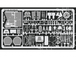 EDUARD photodecoupe avion 48348 Bf-109C/D 1/48