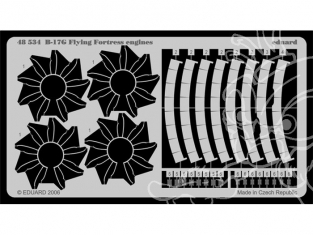 EDUARD photodecoupe avion 48534 Moteurs B-17G 1/48