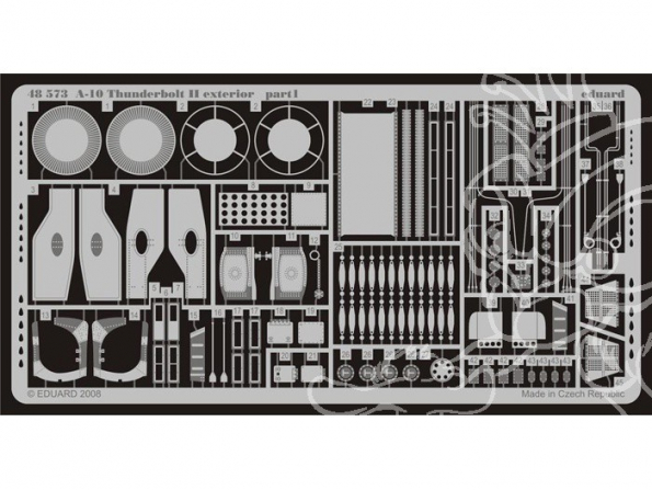 EDUARD photodecoupe avion 48573 Exterieur A-10 Thunderbolt II 1/48