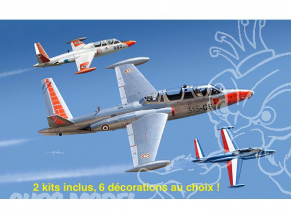 Kinetic maquette avion K48051 Fouga Magister CM 170 1/48