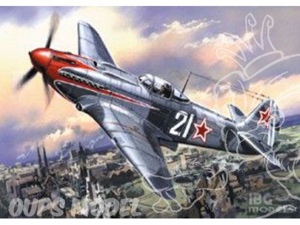 Amodel maquettes avion 7286 YAKOVLEV Yak-9P CHASSEUR SOVIETIQUE 1948 1/72