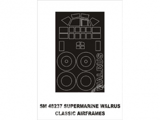 Montex Mini Mask SM48237 Walrus Classic airframes 1/48