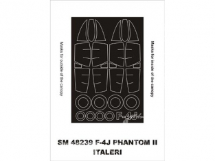 Montex Mini Mask SM48239 F-4J Phantom Italeri 1/48