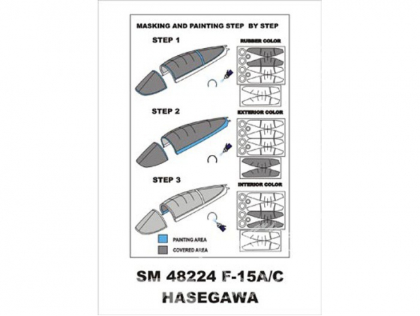 Montex Mini Mask SM48224 F-15A/C Hasegawa 1/48