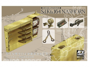 afv club maquette militaire 35196 SET ACCESSOIRES pour "NASHORN" 1/35