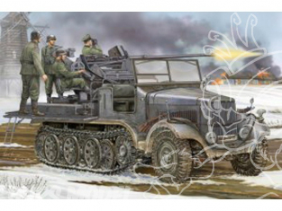 Trumpeter maquette militaire 05532 Sd.Kfz.6/2 3.7cm Flak 37 Auf Selbstfahlafette 1/35