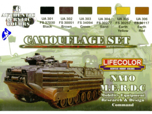 Lifecolor peinture cs02 set camouflage Nato