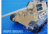 Eduard photodecoupe militaire 35404 Zimmerit King Tiger 1/35