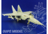 EDUARD photodecoupe avion 48510 Exterieur MiG-25 Foxbat 1/48