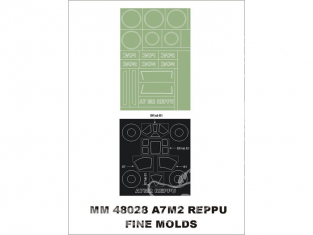 Montex Maxi Mask MM48028 A7M2 Reppu Fine Molds 1/48