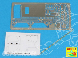 Aber 35257 Simca 5 Staff Car pour kit Tamiya 1/35