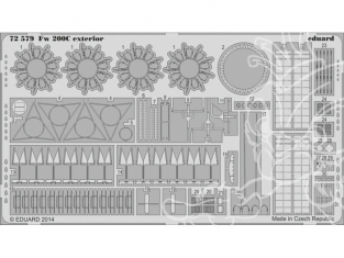 Eduard photodecoupe avion 72579 Exterieur Fw 200C Trumpeter 1/72