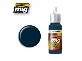 MIG peinture authentique 099 Bleu nuit cristal