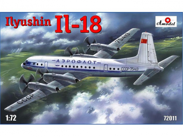 Amodel maquettes avion 72011 ILYUSHIN IL-18 1/72