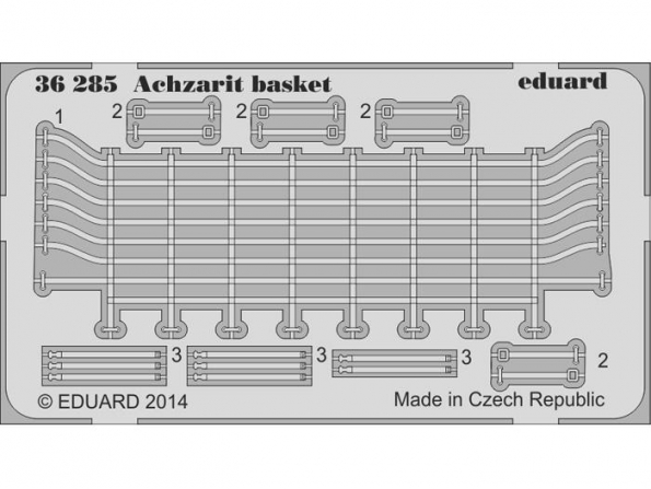 Eduard photodecoupe militaire 36285 Achzarit basket Meng 1/35