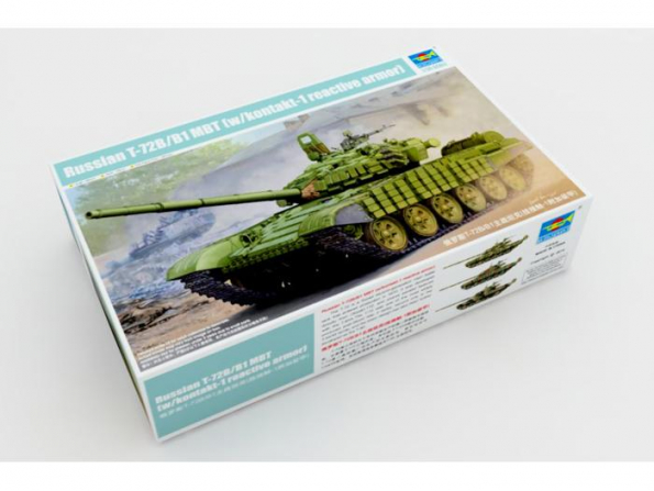 Trumpeter maquette avion 05599 CHAR MOYEN SOVIETIQUE T-72B/B1 MBT 1/35