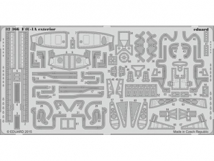 Eduard photodécoupe avion 32366 Exterieur F4U-1A Corsair Tamiya 1/32