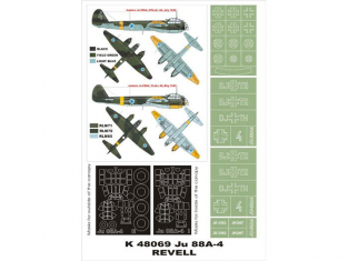 Montex Super Mask K48069 Junkers Ju-88A-4 Finnish Air Force Revell 1/48