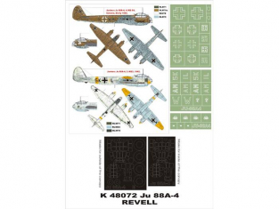 Montex Super Mask K48072 Junkers Ju 88A-4 Revell 1/48