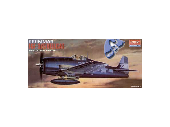 Academy maquettes avion 2121 GRUMMAN F6F-3/5 HELLCAT 1/72