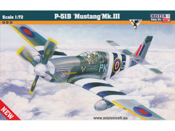 MASTER CRAFT maquette avion 030476 P-51B "MUSTANG" Mk.III 1/72