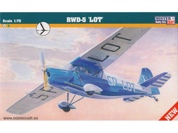 MASTER CRAFT maquette avion 020842 RWD-5 LOT 1/72 