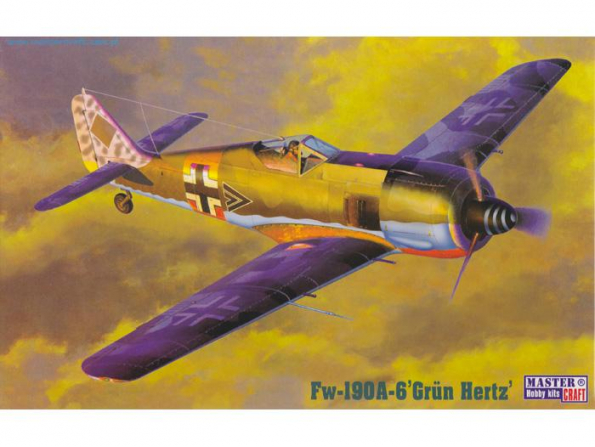 MASTER CRAFT maquette avion 030032 FOCKE WULF FW-190A-6 GRÜN HERTZ 1/72