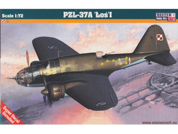 MASTER CRAFT maquette avion 040062 PZL-37A LOS I 1939 1/72