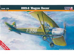 MASTER CRAFT maquette avion 020453 RWD-8a RECONNAISSANCE MAGYAR 1/72