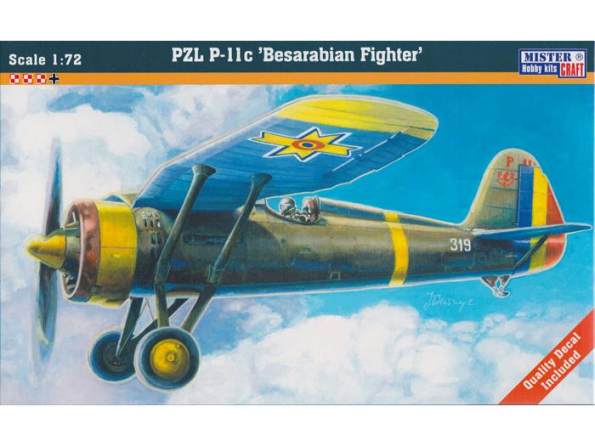 MASTER CRAFT maquette avion 020095 PZL-11c LE CHASSEUR DE BESSARABIE 1/72