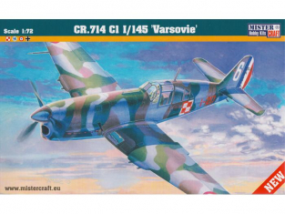 MASTER CRAFT maquette avion 020057 CAUDRON CR.714 I/145 ESCADRILLE VARSOVIE 1/72