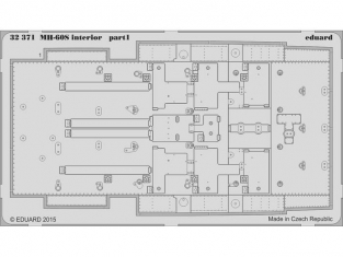 Eduard photodécoupe helicoptere 32371 Interieur MH-60S Academy 1/32