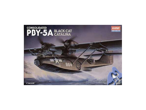 Academy maquettes avion 12487 PBY-5A BLACK CAT 1/72