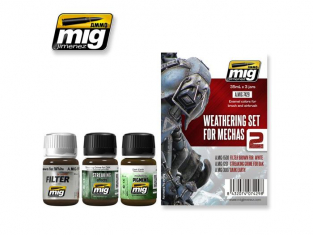 MIG peinture 7429 Set weathering pour MECHAS 2