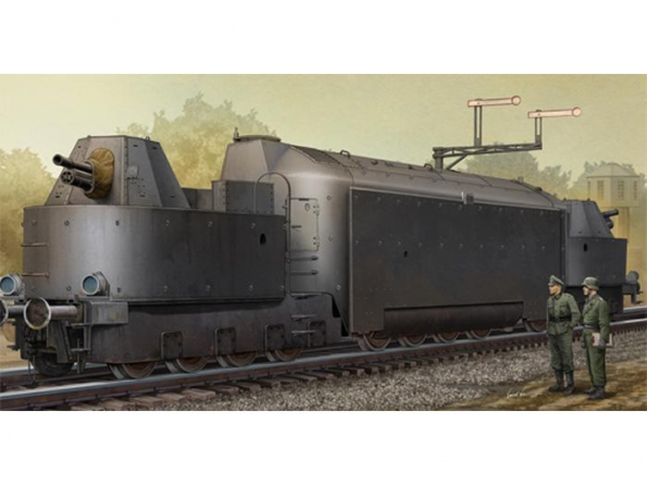 Trumpeter maquette train 00223 PANZERTREIBWAGEN N°16 TRAIN BLINDE ALLEMAND 1/35