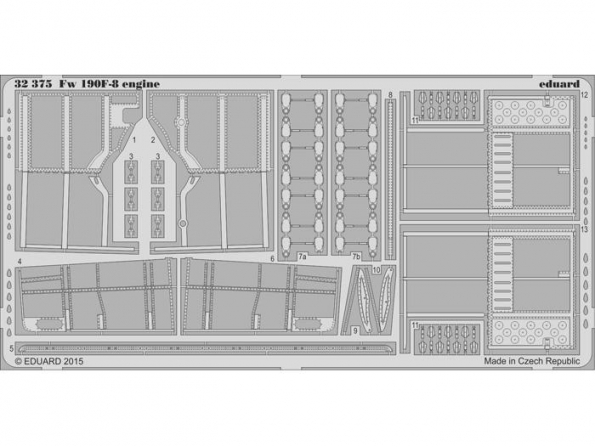 Eduard photodécoupe avion 32375 Moteur Focke Wulf Fw190F-8 Revell 1/32