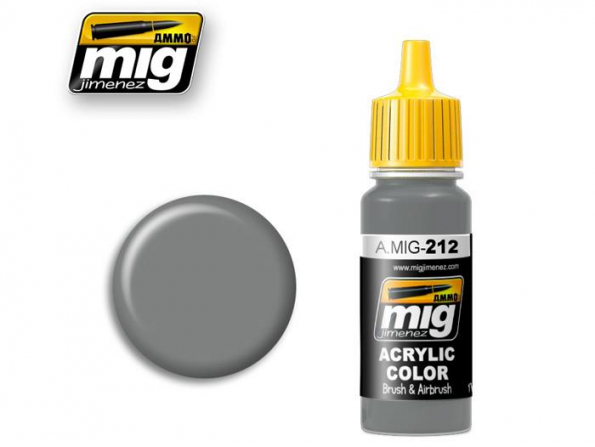 MIG peinture authentique 212 FS26373 Gris argent