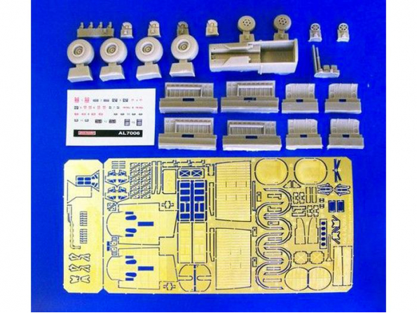 Plus Model AL7006 Baies de roues pour EC-121 Warning Star Heller ou Plus Model 1/72