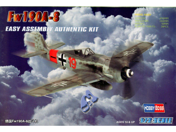 Hobby Boss maquette avion 80244 FW 190 A-8 1/72