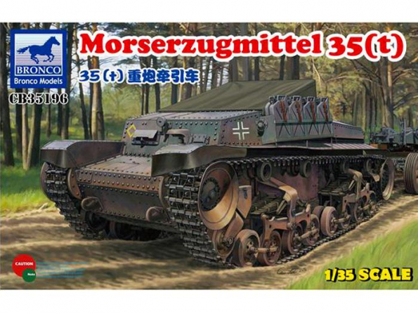 Bronco maquette militaire CB 35196 Morserzugmittel 35(t) 1/35