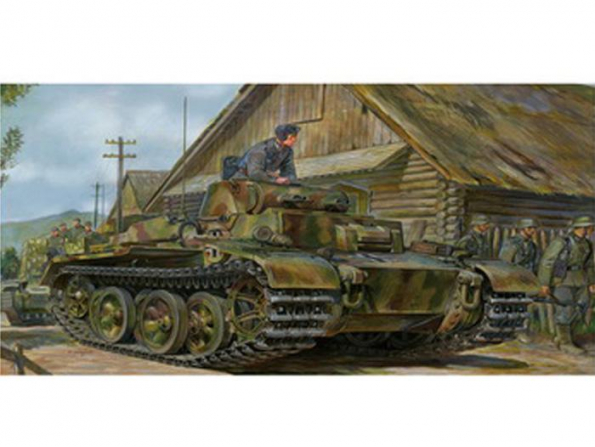 Bronco maquette militaire CB 35143 Panzerkampfwagen I Ausf.F (VK18.01) 1/35