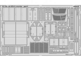 Eduard photodécoupe avion 32378 Exterieur Junkers Ju 87G-2 Trumpeter 1/32