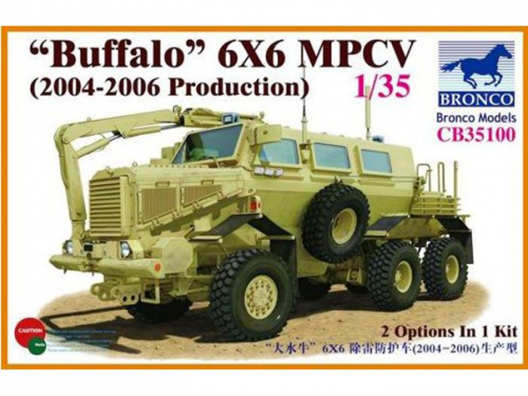 Bronco maquette militaire CB 35100 BUFFALO 6x6 MPCV 1/35