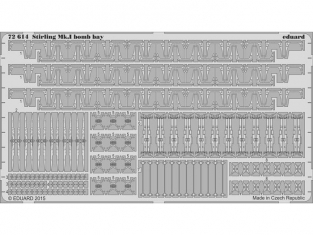 Eduard photodecoupe avion 72614 Baie de bombe Stirling Mk.I Italeri 1/72