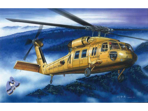 Hobby Boss maquette Helico 87216 UH-60A Blackhawk 1/72