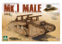 Takom maquette militaire 2031 CHAR LOURD BRITANNIQUE Mk.I &quot;Male&quot; 2 Eb 1 1/35