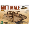 Takom maquette militaire 2031 CHAR LOURD BRITANNIQUE Mk.I "Male" 2 Eb 1 1/35