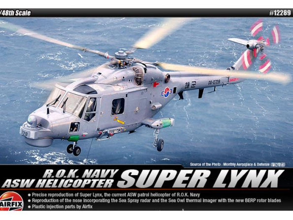 Academy maquette helicoptére 12289 Super Lynx 1/48